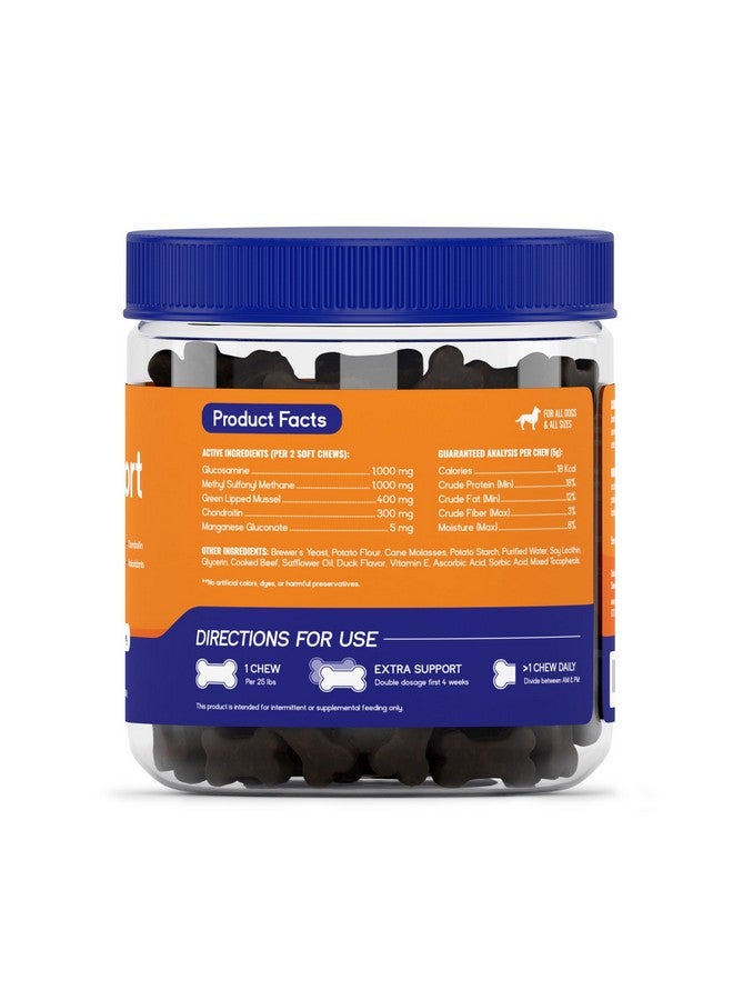 PupGrade Joint Support Supplement for Dogs - Natural Glucosamine Chondroitin with MSM - Hip & Joint Pain Relief - Recommended for Hip Dysplasia, Arthritis & Joint Disease - USA Tested - 60 Chews - Image 2