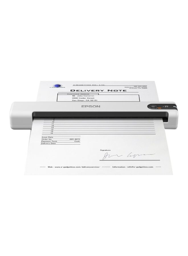 EPSON WorkForce DS-70 Mobile Business Scanner White