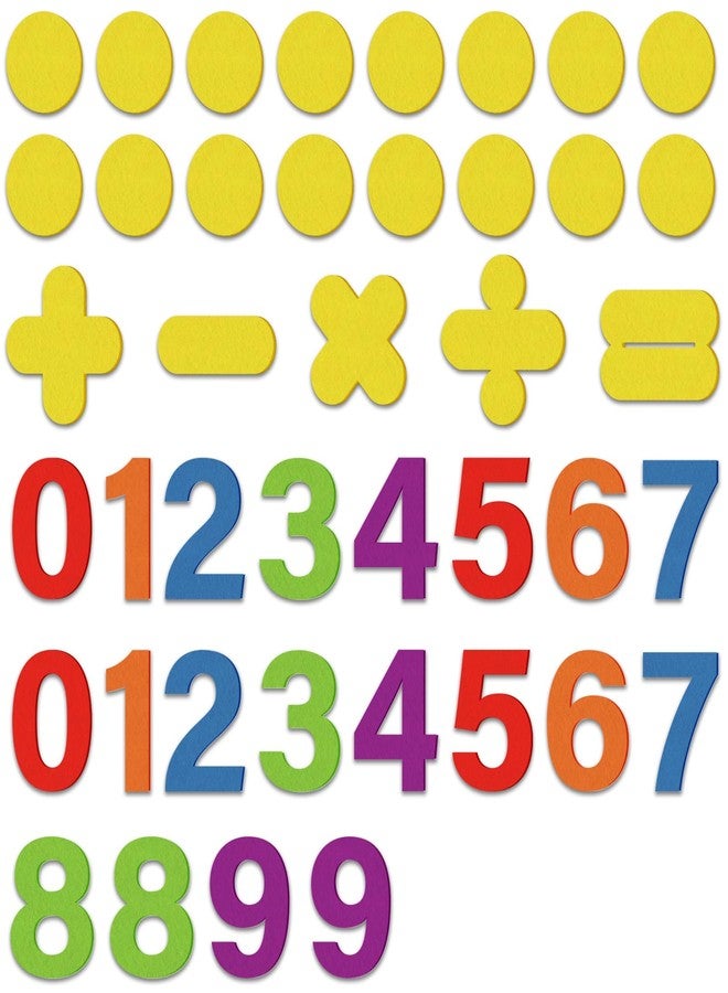 CHEFAN Felt Numbers for Kids, Board Pieces, Precut Story Pieces, Figures, Number Learning Toy for Counting, Math Counters for Preschool Kindergarten - Image 1