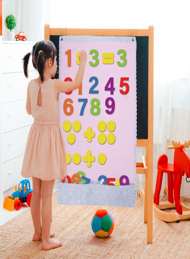 CHEFAN Felt Numbers for Kids, Board Pieces, Precut Story Pieces, Figures, Number Learning Toy for Counting, Math Counters for Preschool Kindergarten - Image 5