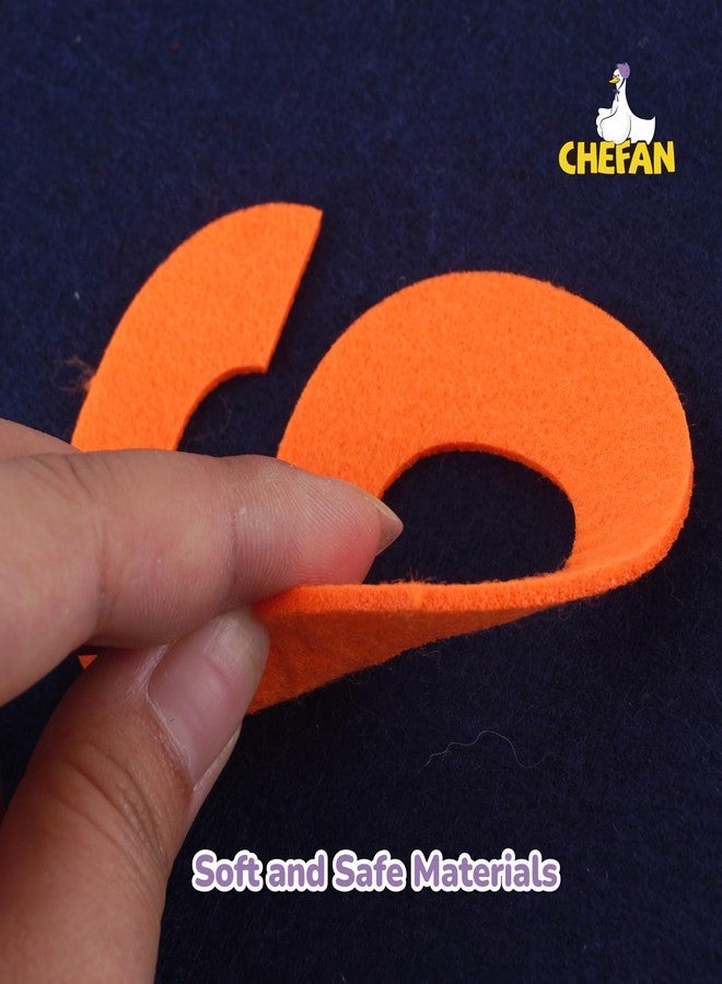 CHEFAN Felt Numbers for Kids, Board Pieces, Precut Story Pieces, Figures, Number Learning Toy for Counting, Math Counters for Preschool Kindergarten - Image 4