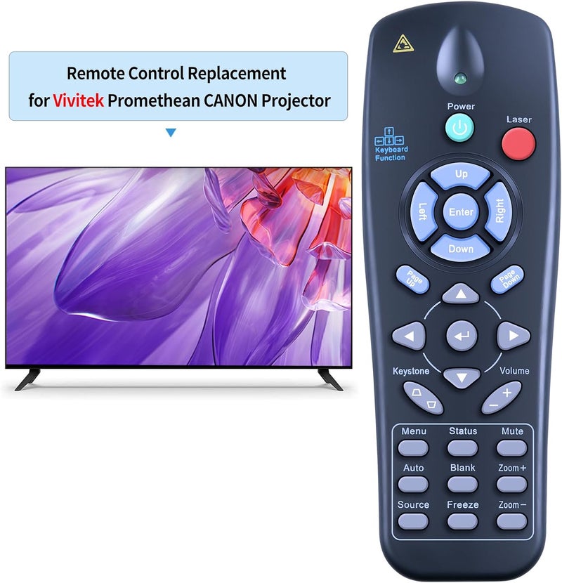جهاز تحكم عن بعد جديد للبروجيكتور لـ Promethean UST-P1 UST-P2 PRM-25 PRM-32 PRM-42 PRM-45؛ Vivitek D825EX D825ES D820MS D825MX D832MX - Image 2