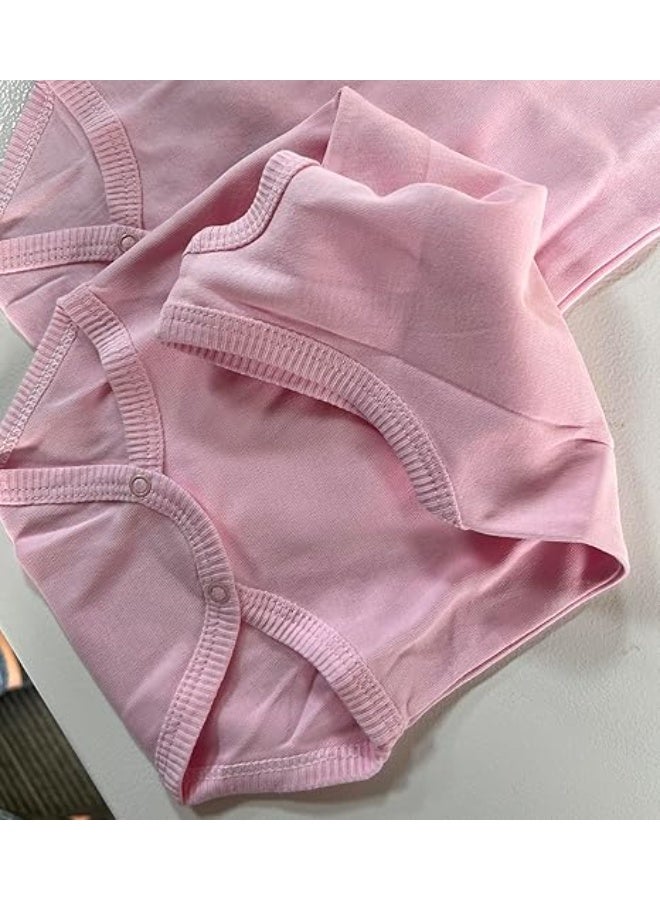 فيشين طقم ملابس أطفال فيشن (3 قطع) من القطن المريح بأكمام قصيرة للأولاد والبنات (صنع في تركيا) - Image 4