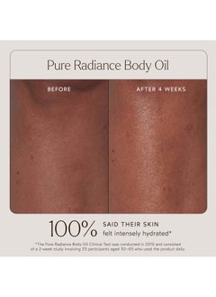 True Botanicals Pure Radiance Body Oil | Anti-Aging Body Oil for All Skin Types | Moisturize & Restore Skin Health | Dermatologist Tested, All Natural, Vegan, Clinically Proven | 3.9 fl oz | 114 ml  - Image 4