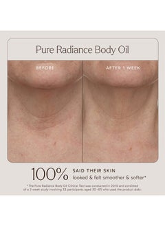 True Botanicals Pure Radiance Body Oil | Anti-Aging Body Oil for All Skin Types | Moisturize & Restore Skin Health | Dermatologist Tested, All Natural, Vegan, Clinically Proven | 3.9 fl oz | 114 ml  - Image 3