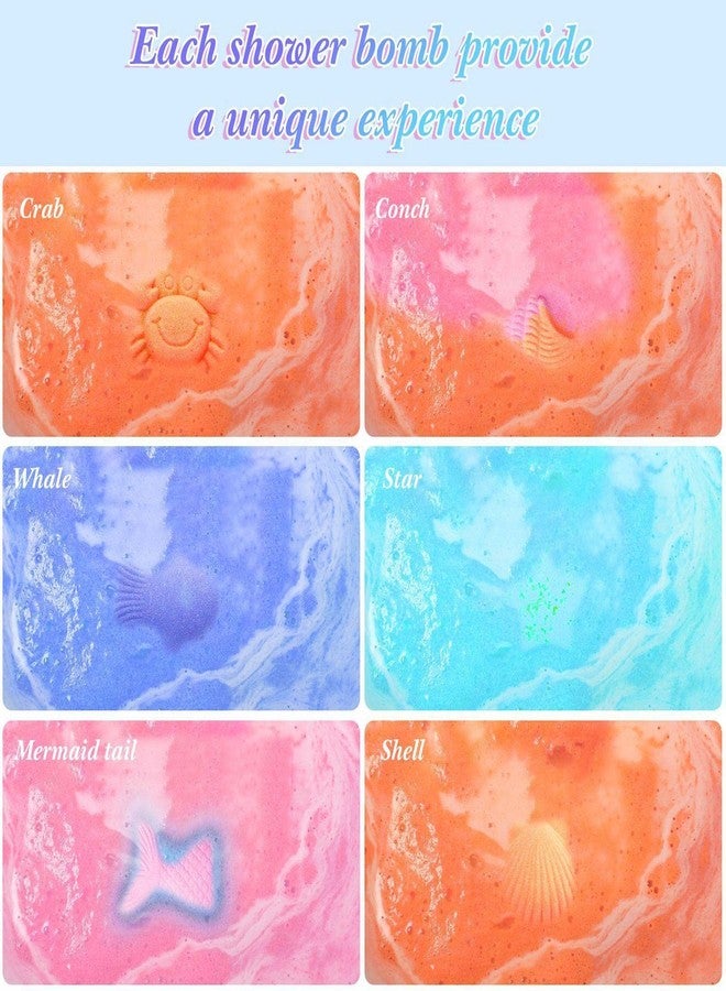 2 Pcs Women Bath Bombs - 6Pcs Bubble Bath Bombs for Girls,Natural and Organic Bath Ball for Moisturizing Skin, Idea Valentine's Day, Birthday Gifts for Friends Mom - Image 5