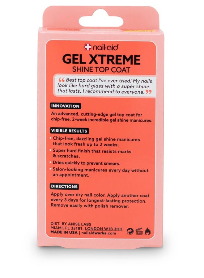 NAIL-AID Ceramide Extreme Thickener + Gel Top Coat, Clear, 2 Count - Image 5