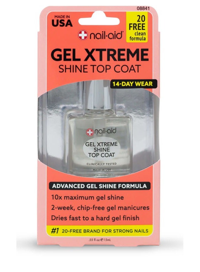 NAIL-AID Ceramide Extreme Thickener + Gel Top Coat, Clear, 2 Count - Image 3