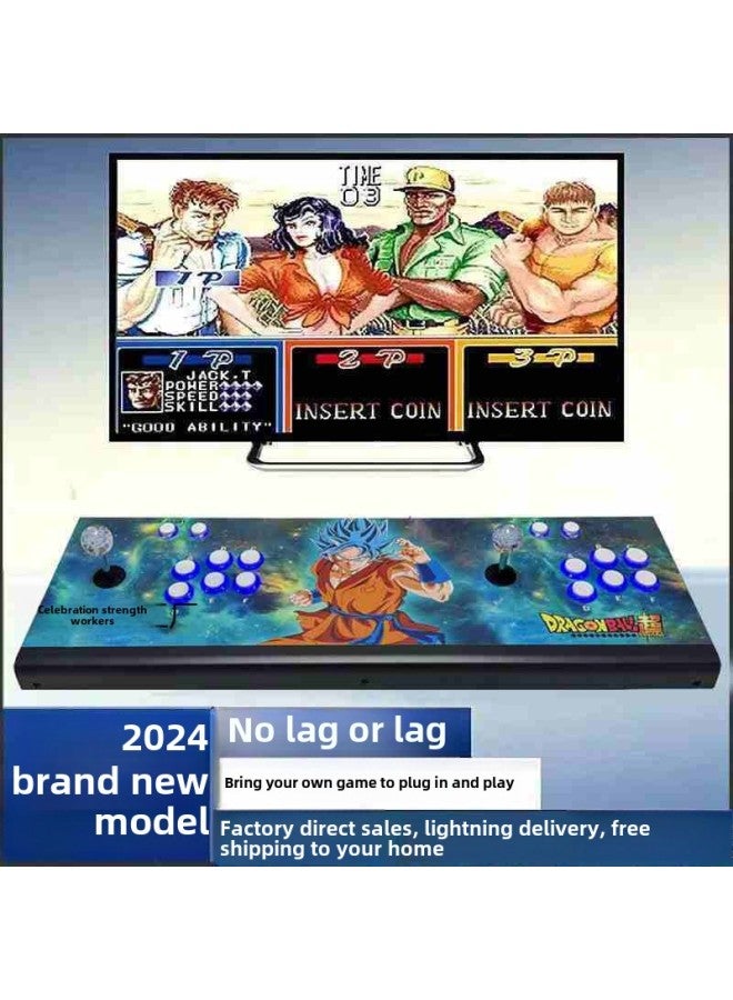 Game Machine 2024 Pandora Nostalgic Moonlight Box With TV Double Rocker Extreme Edition Desktop Arcade-Product Color:Right Hand Lever 28k Game/crystal Luminous on/wireless Handle-comes With 20k Game - Image 3