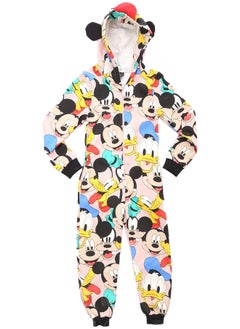 Pink Slip On Patterned Sleeping Gown_Pink