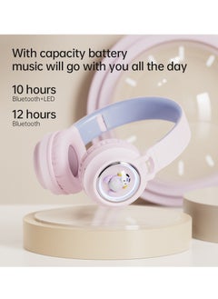 Bluetooth Headphones for Girls/Boys, HiFi Stereo Wireless Headphones with Built-in HD Microphone (Pink) - pzsku/Z3E17FC90C8E4E88A310DZ/45/_/1700635170/da5676f9-c31e-4bf9-902a-81c7524495c1