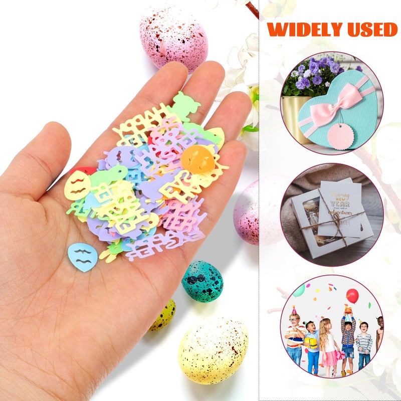 Easter Bunny Chick Egg Plastic Confetti 5 Pieces 15g For Table Decor DIY Party - Image 4