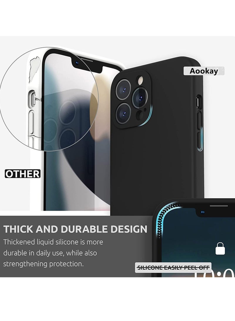 ELTRAZONE Silicone Case Compatible with iPhone 14, Soft Liquid Gel Rubber Cover Shockproof Bumper Anti-Scratch Anti-Fingerprint Anti-Drop Slim Cover (Not Original) (iPhone 14, Blue) - Image 3