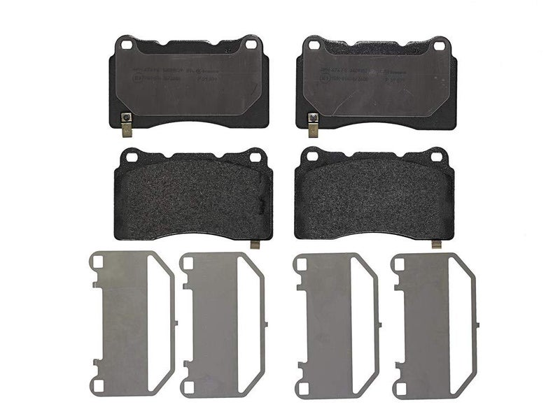Brembo P59079 LowMet Alloy Steel Front Disc Brake Pad Set CADILLACHYUNDAIOPELTESLAVAUXHALL OE 2327111713411116