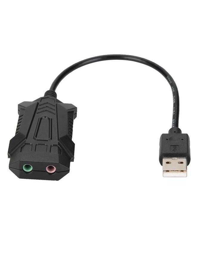 Thoraya USB External Audio Sound Card Free Drive Game Karaoke Audio Adapter Cable  - Image 1