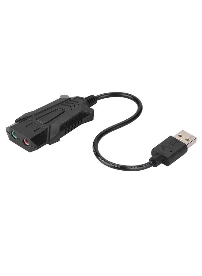 Thoraya USB External Audio Sound Card Free Drive Game Karaoke Audio Adapter Cable  - Image 3