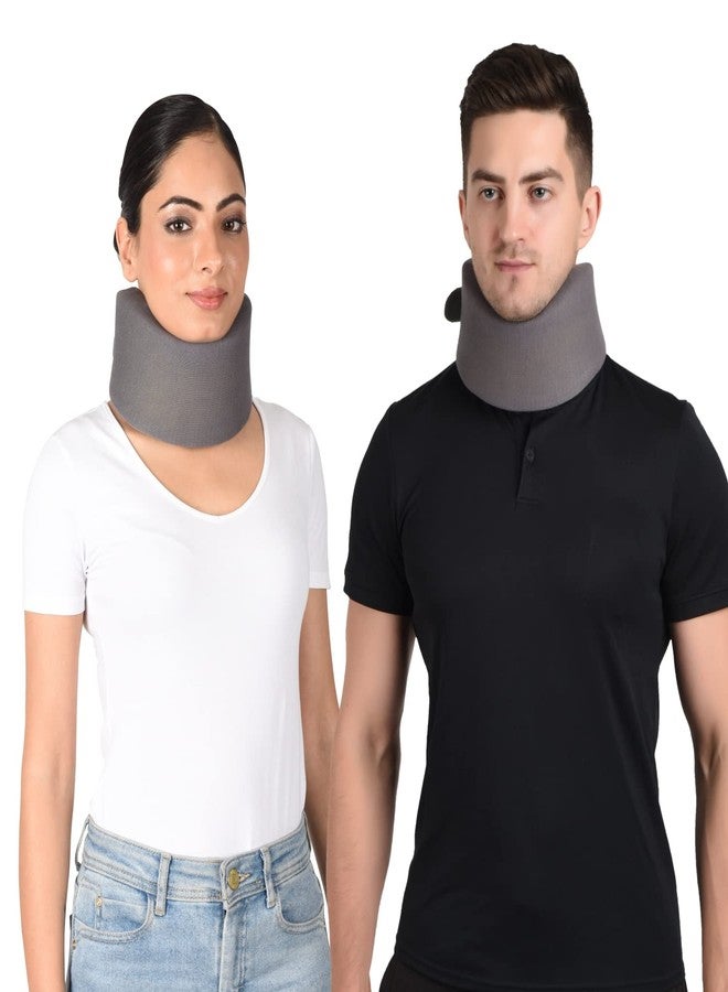 AccuSure Soft Cervical Collar Support Adjustable Neck Brace Relieves Pain & Pressure in Spine (Immobilization,Comfort) (XL) - Image 1