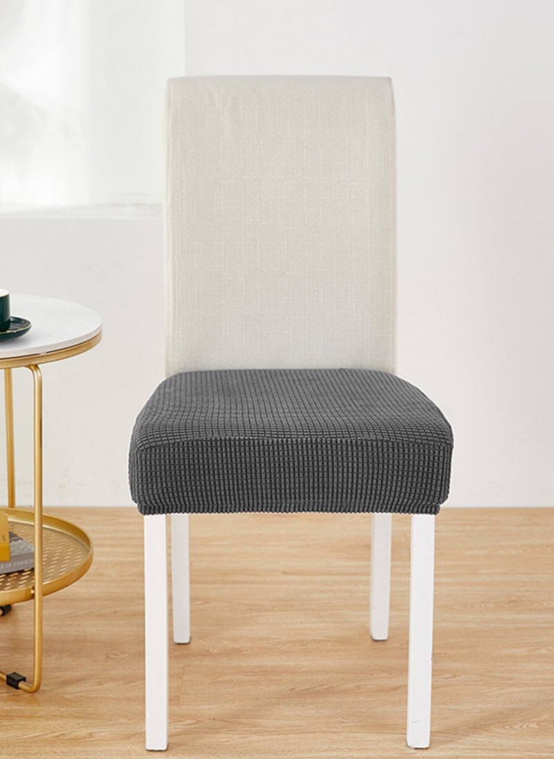 جو توي مجموعة من 4 قطع من كراسي الطعام المطاطية لغرف الطعام، غطاء مقعد مرن لكرسي الطعام، غطاء كرسي قابل للإزالة والغسل - Image 1