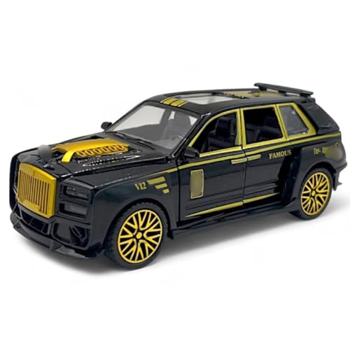 PLUSPOINT Diecast Model Car Pull Back Action Vehicles Alloy Simulation Supercar with Openable Doors Lights and Sound Toy for Kids and Collectors | Perfect for Play & Display | Gift for 3+ Year Boys - Image 2