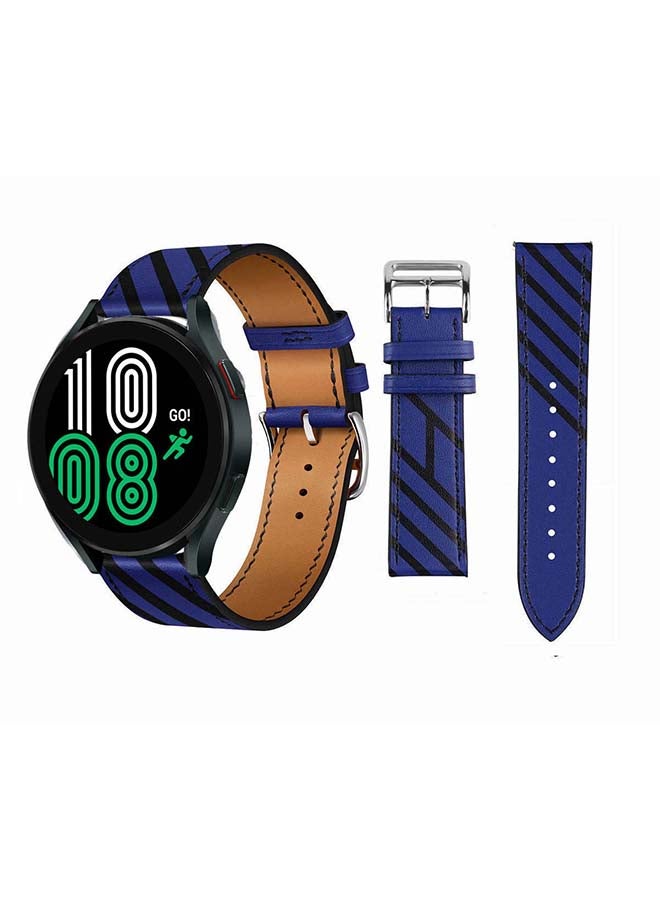 Perfii Replacement Band For Samsung Galaxy Watch4 Blue Black - Image 1