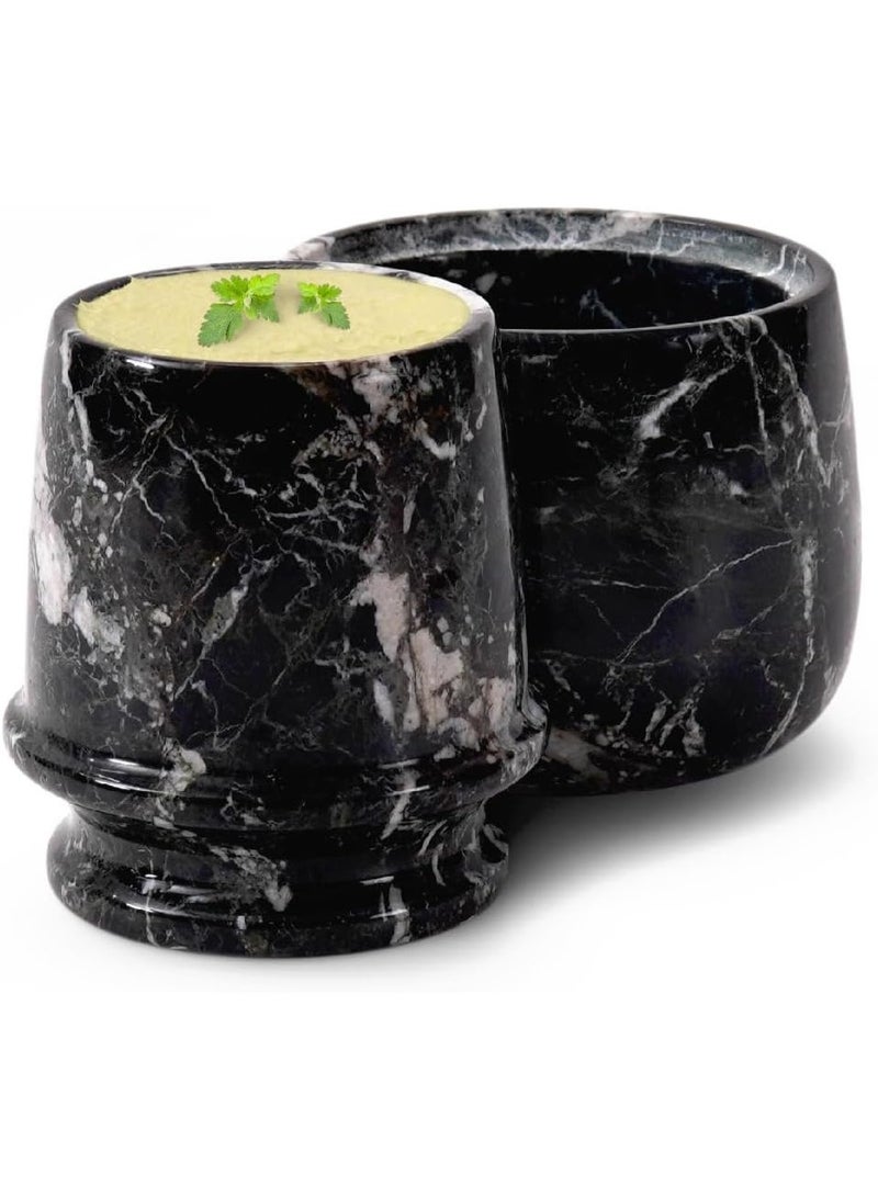 RADICALn Marble Butter Keeper 4 Inch Black Zebra – Handmade French Butter Dish with Lid | Elegant Countertop Butter Crock & Storage Holder for Kitchen and Dining - Image 1