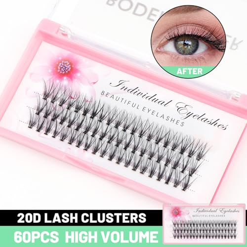 Bodermincer 20D 0.07mm Thickness 8-22mm To Choose Grafting False Eyelashes False Eyelashes Individual Natural Long Mink Fake Eyelashes Extension Handmade Bulk Wholesale (8mm) - Image 2