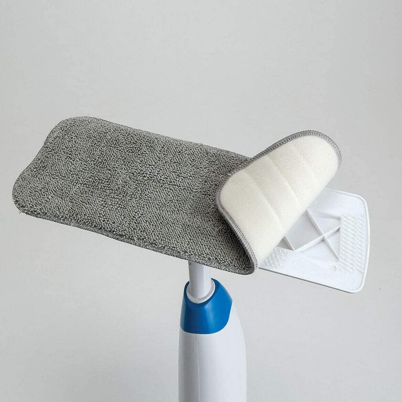 GTC ® Microfiber Cloth Spray Mop Pads 40x12cm (345-1,Grey) 2 Pcs - Image 2