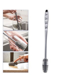 Generic Long Handle Cup Cleaning Brush Bottle Scrubbing Washing Brush Multicolor  - Image 1