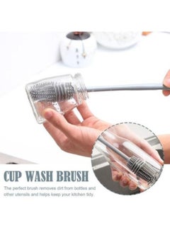 Generic Long Handle Cup Cleaning Brush Bottle Scrubbing Washing Brush Multicolor  - Image 2