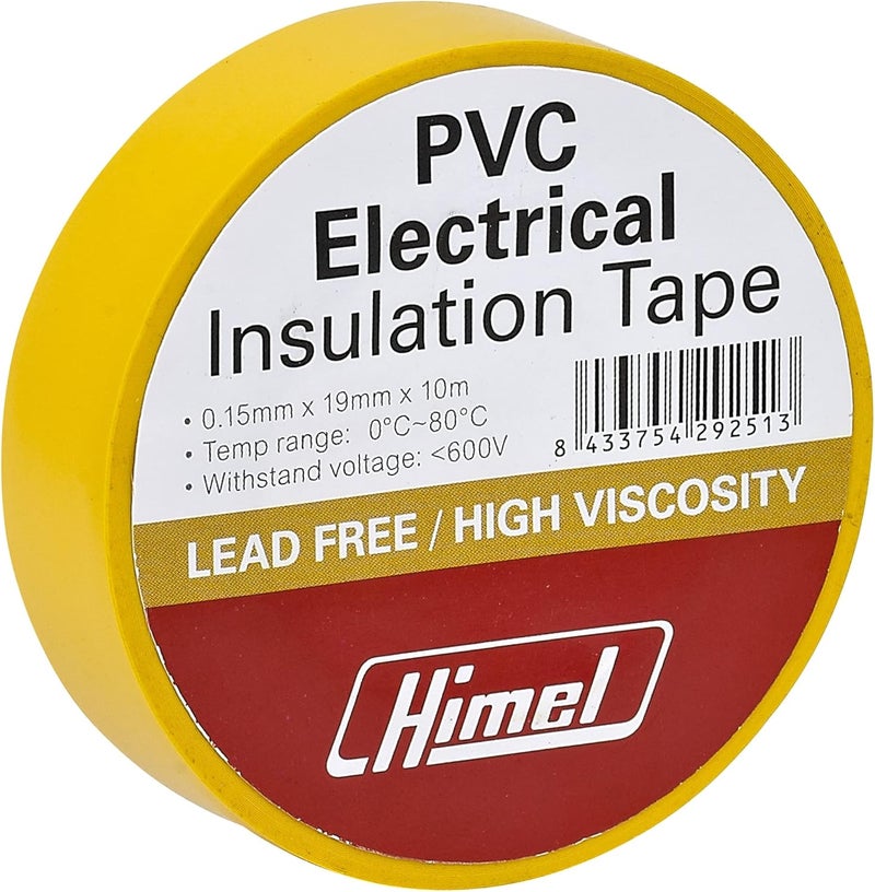 Himel PVC Electrical Insulation Tape - Yellow