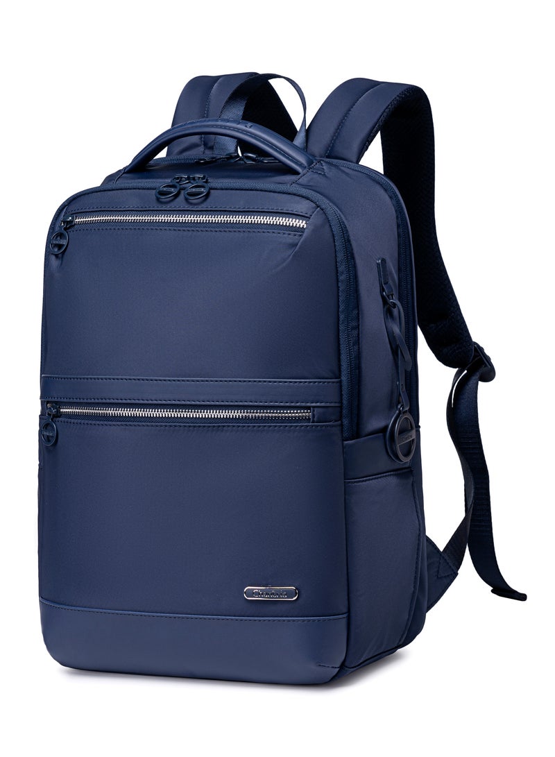 Chantria Premium Durable Water-Resistant Computer Backpack for Women Multifunctional Anti-Theft Lightweight Daypack for Casual Travel School College, CB00766- Blue - Image 1