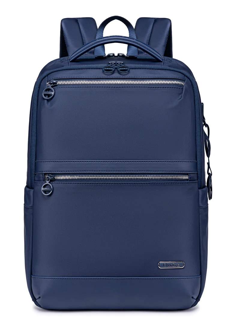 شانتريا حقيبة ظهر كمبيوتر نسائية متينة مقاومة للماء متعددة الوظائف مضادة للسرقة خفيفة الوزن للاستخدام اليومي والسفر والدراسة الجامعية - أزرق