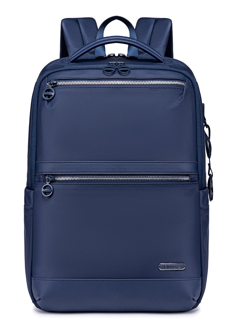 Chantria Premium Durable Water-Resistant Computer Backpack for Women Multifunctional Anti-Theft Lightweight Daypack for Casual Travel School College, CB00766- Blue - Image 2