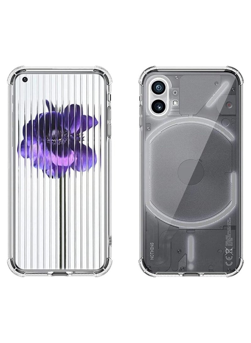 انبلاك جراب خلفي شفاف متوافق مع نوثينج فون 1 - شفاف - Image 2