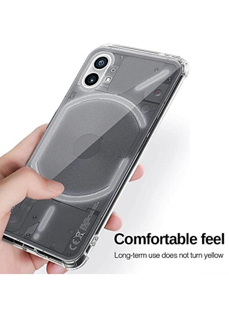 انبلاك جراب خلفي شفاف متوافق مع نوثينج فون 1 - شفاف - Image 4