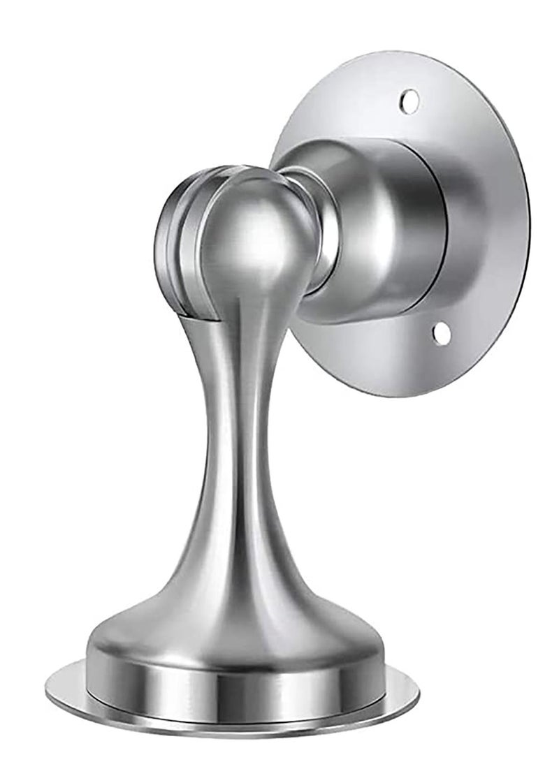 KASTWAVE Door Stopper Magnetic Door Stop Stainless Steel Magnetic Door Holder with 3M Double Sided Adhesive Tape for No Drilling Screws for Stronger Mount Door 2 Pack - Image 1