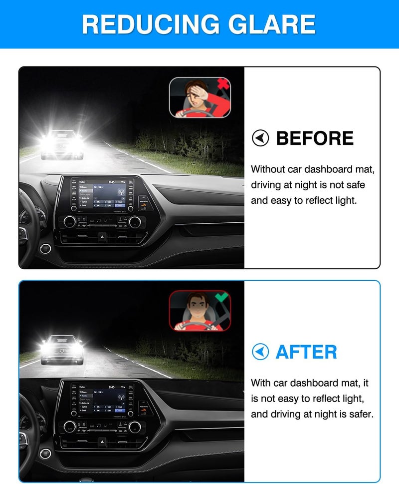 Autorder Custom Fit Dashboard Cover Mat for Toyota Highlander - Image 4