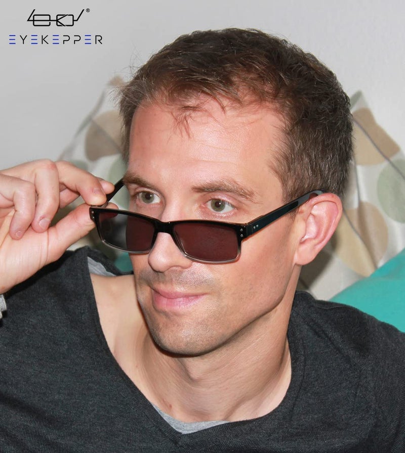 Eyekepper Vintage Reading Sunglasses for Men - 5 Pack Grey Tinted Lens Readers +1.50 - Image 2