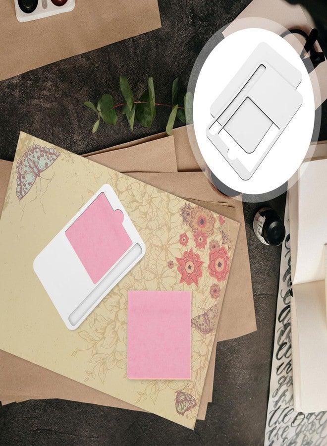 Yardenfun Sublimation Note Pad Sublimation Memo Note Holder Sublimation Blanks Sublimation Memo Tray Sticky Memo Note Tray Sticky Memo Note Holder Memorandum Laminate Wooden - Image 2