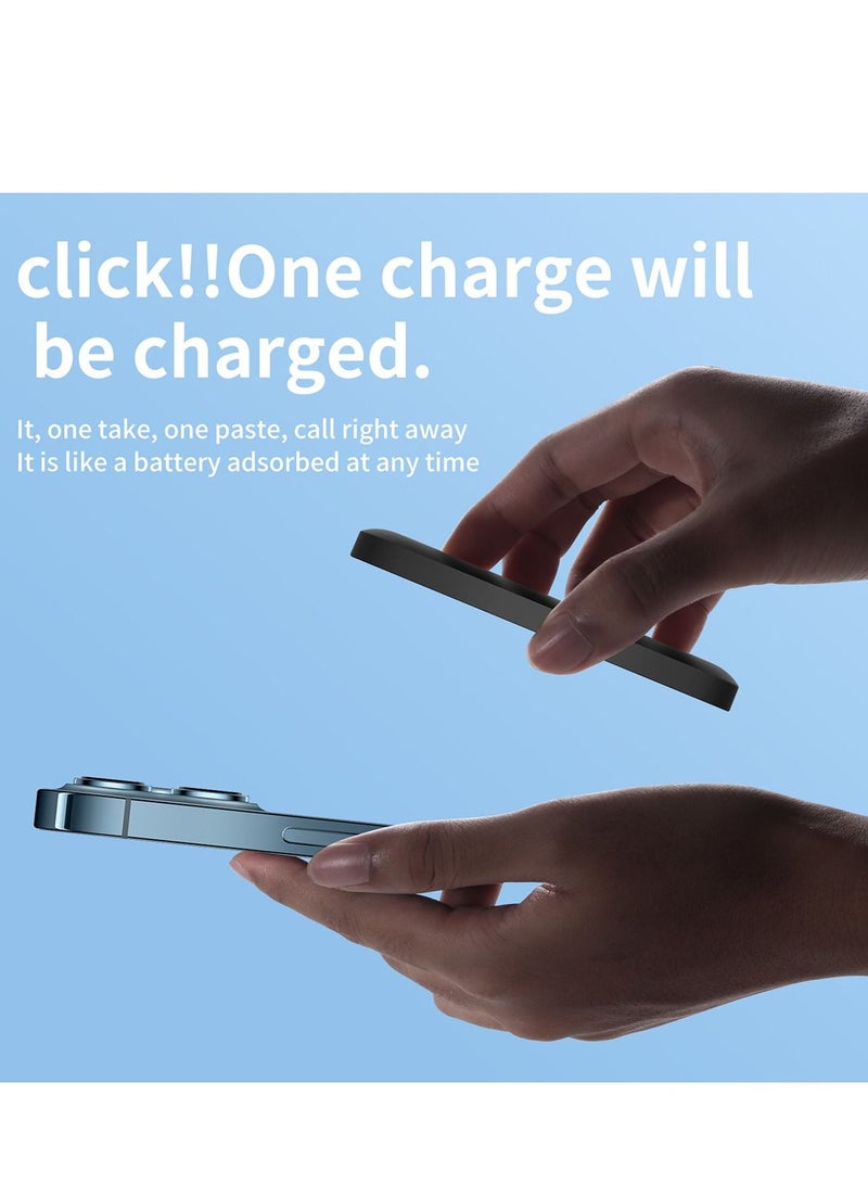 Raxoom 5000mAh Magnetic Power Bank Fast Magnetic Wireless Portable Charger For iPhone 12/13/14/15 Series - Image 4