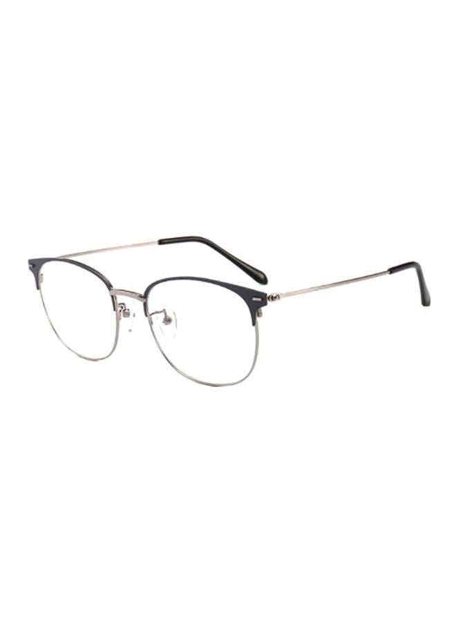 Retro Round Glasses for Women Men Fashion Flat light Blocking Glasses Circle Metal Wire Frame Eyeglasses