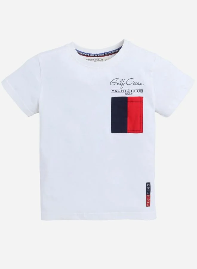 victor and jane Victor And Jane Boys Pocket Graphic T-Shirt and Denim Shorts Set