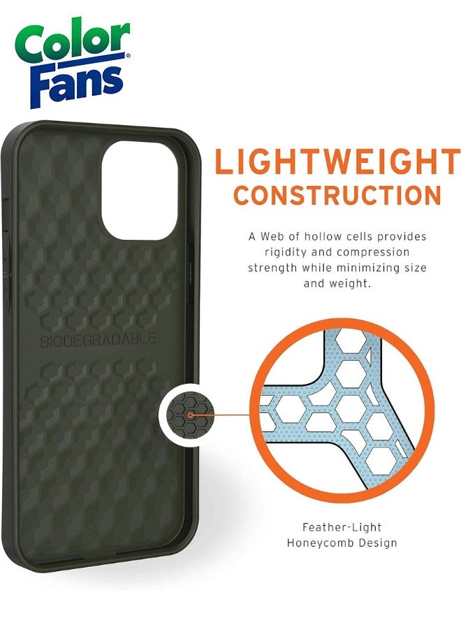 Color Fans - Outback Biodegradable iPhone 14 Case Eco-Friendly Rugged Ultra Slim Protective Cover Olive - Image 1