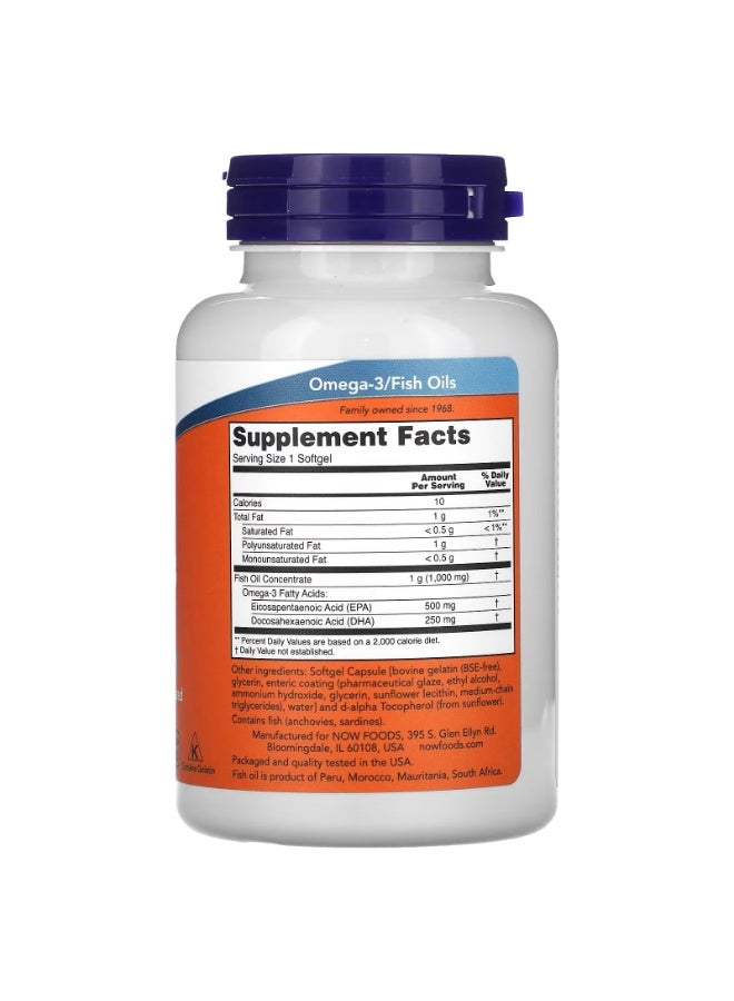now Ultra Omega-3 Fish Oil 90 Softgels - Image 2