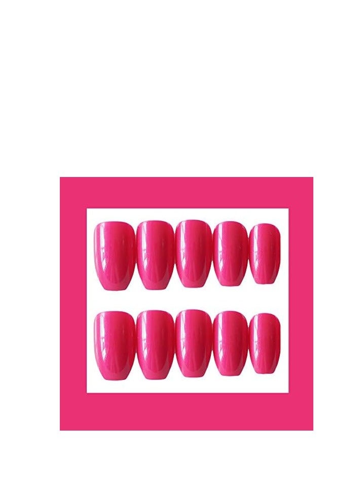 Generic Fake Nail Short Full Cover - 24 Pcs - Image 2