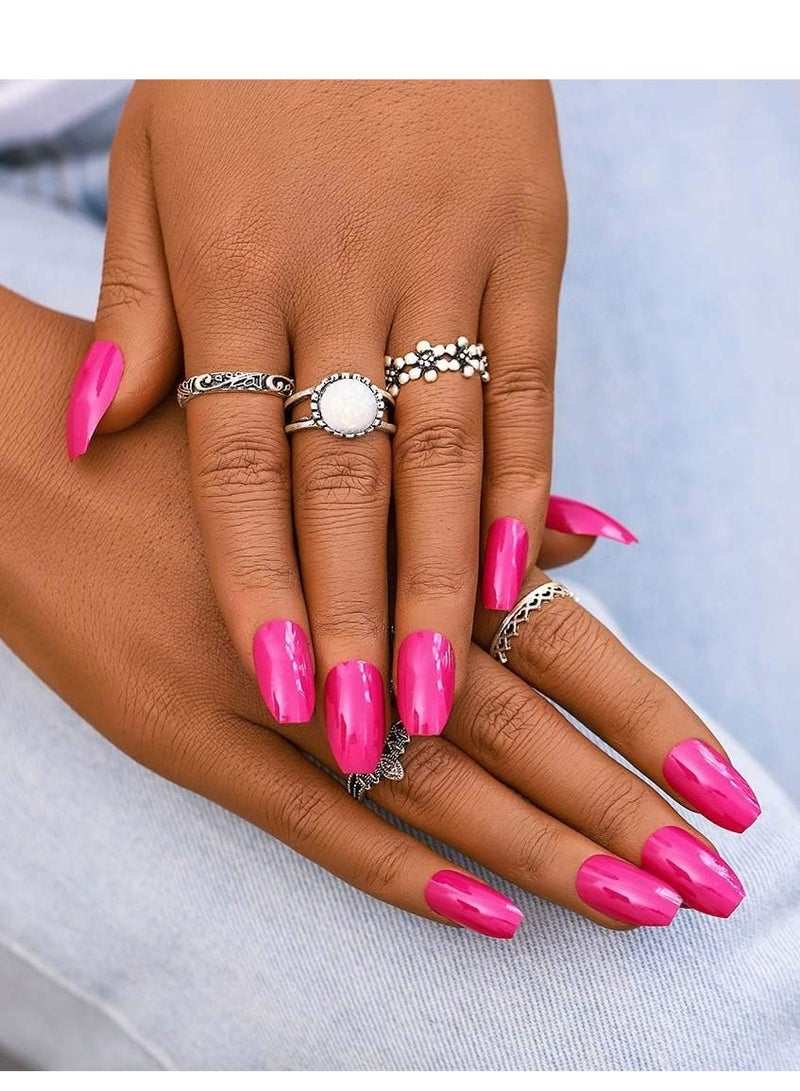 Generic Fake Nail Short Full Cover - 24 Pcs - Image 3