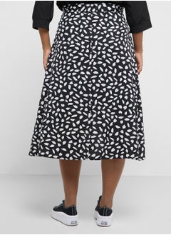 Ginger Plus Polka Dot Wrap Skirt  - Image 3