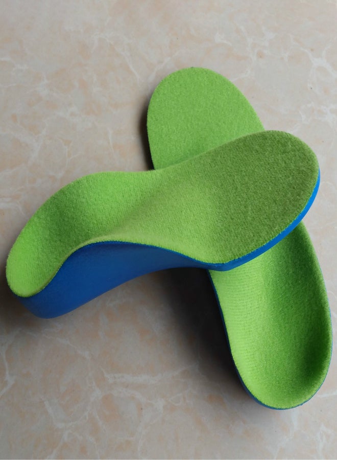 1 Pair of Kids Children Shoes Cushion Insert Orthopedic O / X-type Legs Corrective Arch Support Shoe Insoles for Arch Support Flat Foot Health Solid Height Increase Memory Foam - Image 5
