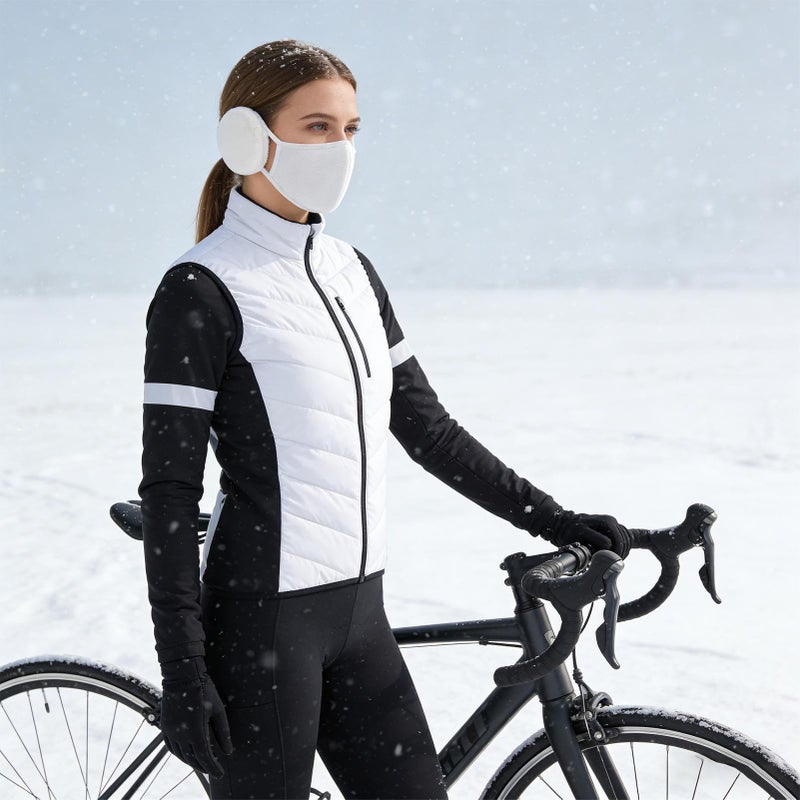 Thick Fleece Face Cover With Ear Flap For Winter Cycling Skiing Sports - Image 3