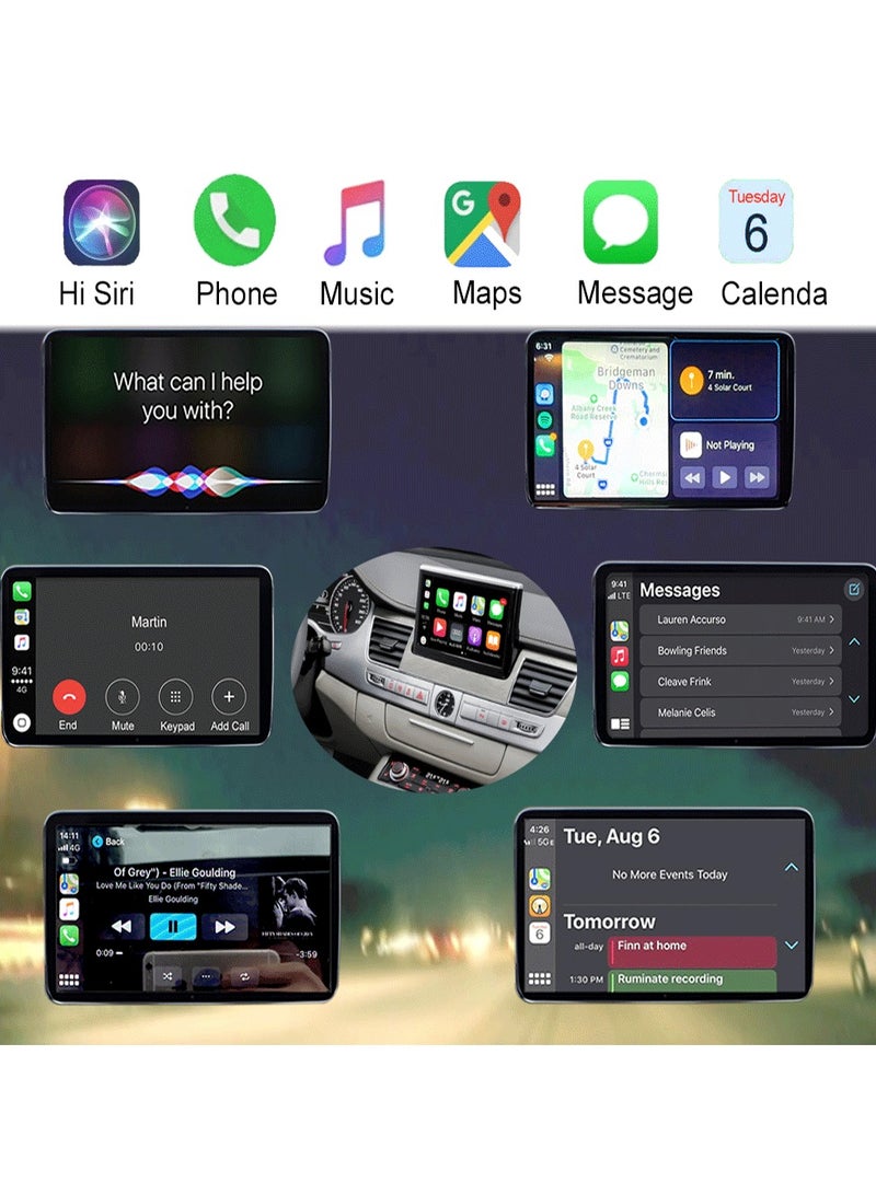 RAYMOS ترقية نظام الوسائط المتعددة اللاسلكية Raymos Carplay و Android Auto لنظام لينكس لسيارات لكزس نوع المقبض - تخطيط الهاتف وتشغيل الصوت والفيديو المحلي، يدعم تركيب كاميرا أمامية وعكسية AHD مع كاميرا بانورامية بزاوية 360 درجة. - Image 4